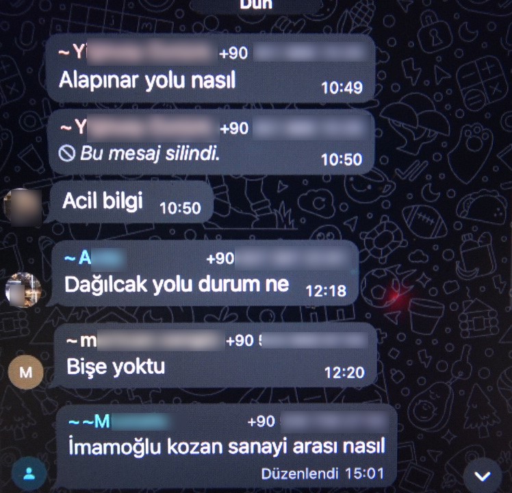 Adana'da Motosiklet Sürücüleri Polis Denetiminden Kaçmak İçin WhatsApp Grubu Kurdu