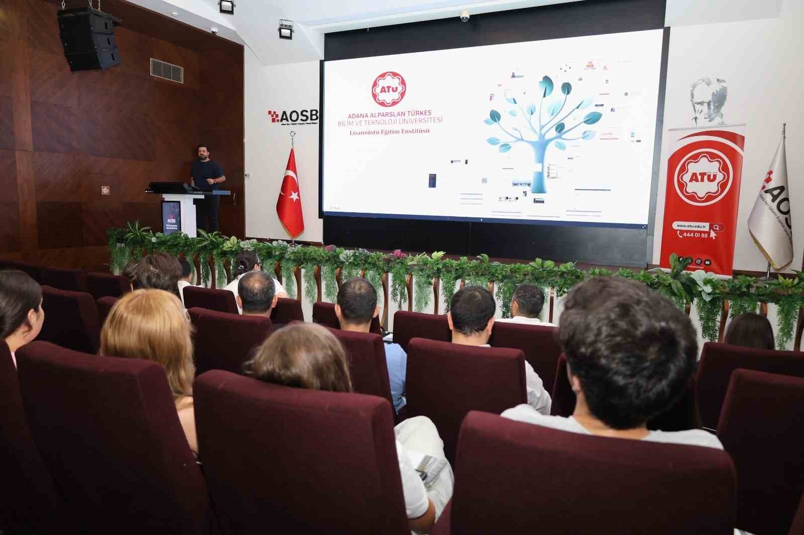 Adana'da Sanayicilere Akademik Kariyer Fırsatları Sunuluyor