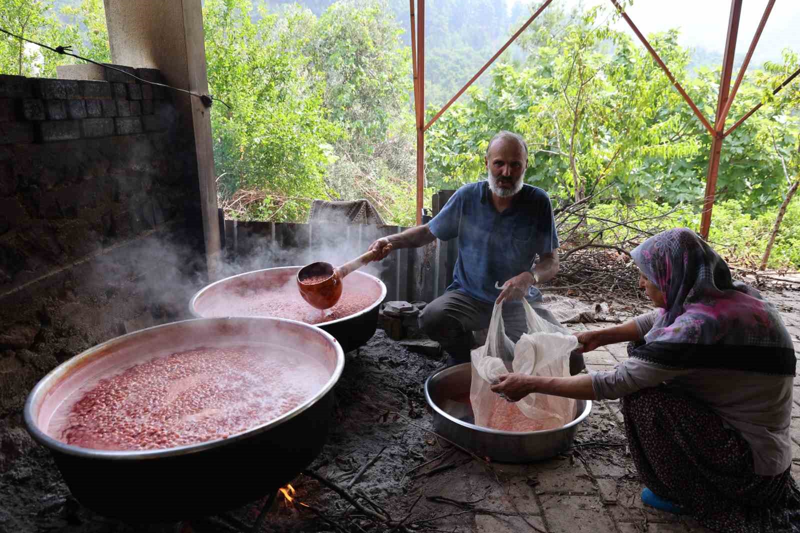 Adana’da Kızılcık Şerbeti İçin Geleneksel Hazırlıklar Başladı