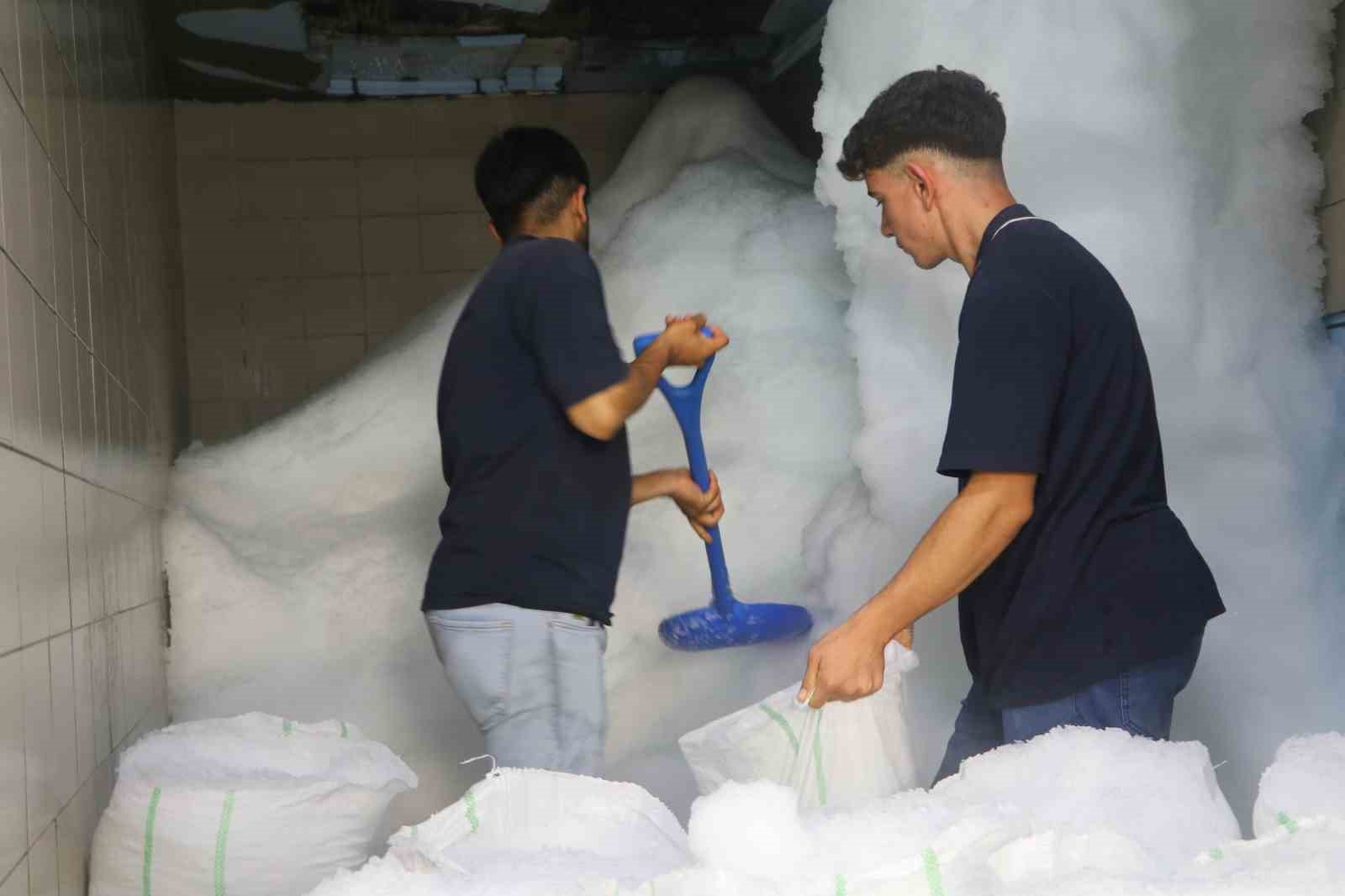 Adana'nın Sıcaklarında Serin Bir Cennet: Buzhane Çalışanları