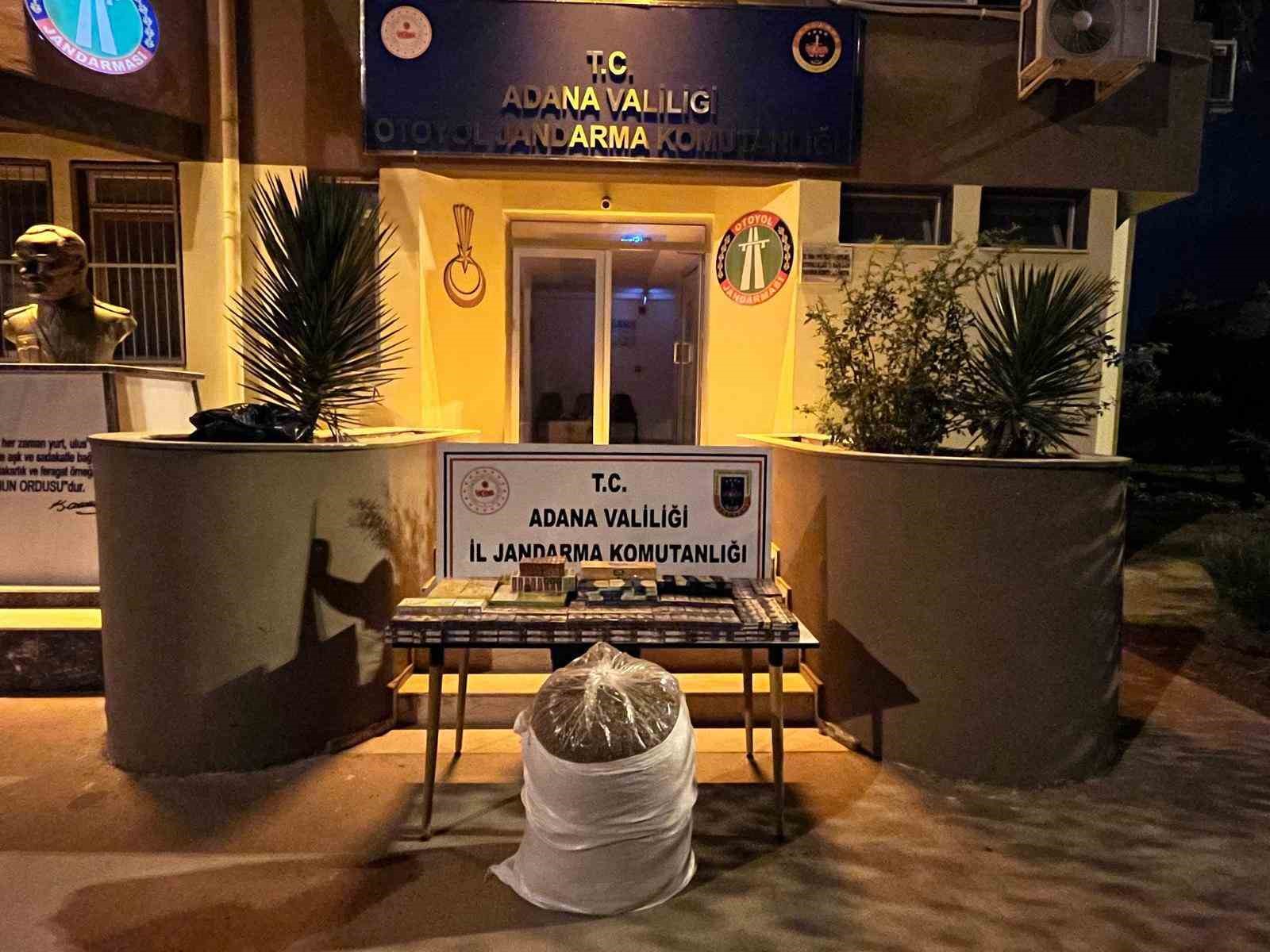 Adana'da Kaçak Tütün Operasyonu: İki Şüpheli Gözaltında