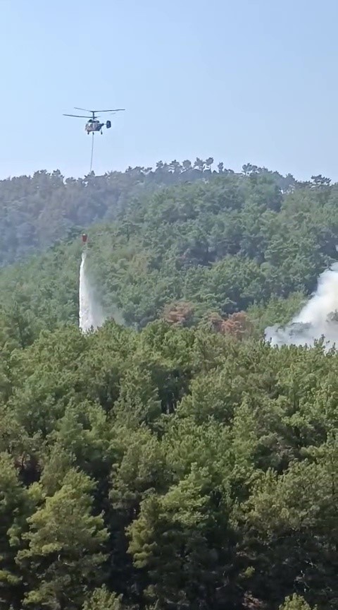 Kozan'da Yangın Tekrar Alevlendi
