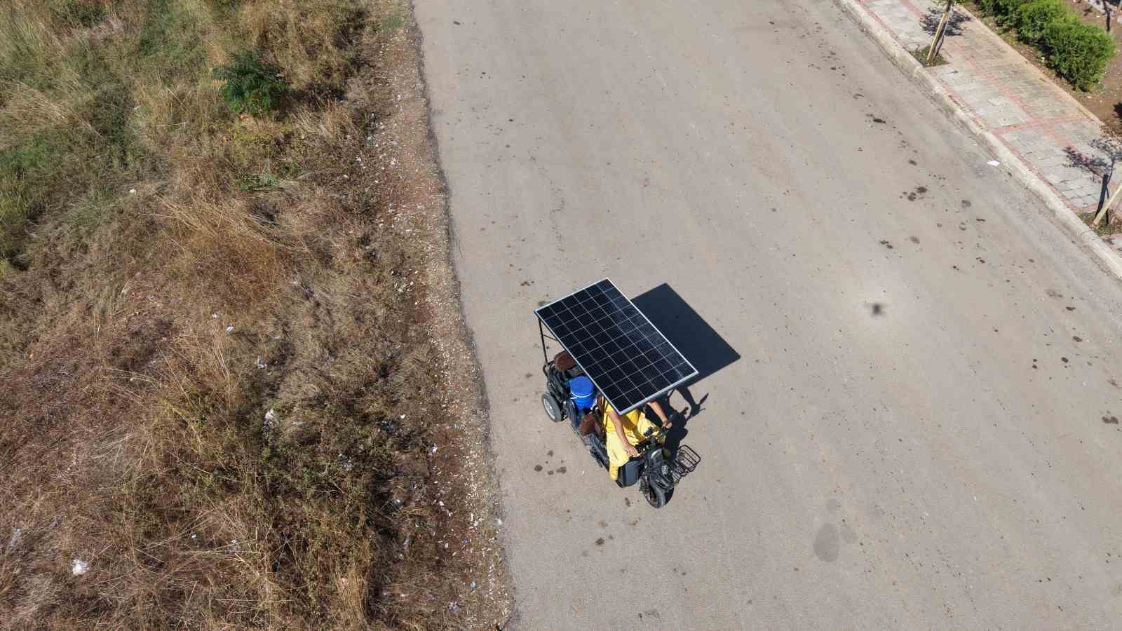 Adana'da Dondurmacı Güneş Paneli ile Sıcak Havayı Avantaja Çevirdi