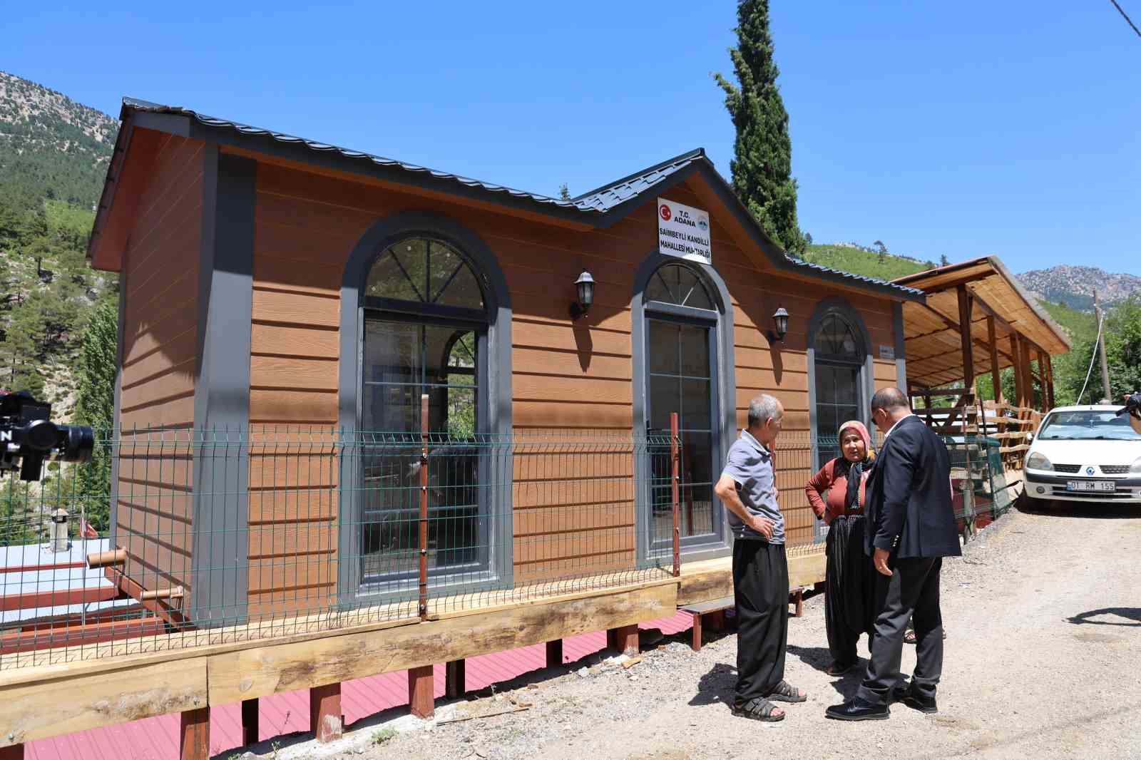 Saimbeyli'de Her Mahalleye Modern Muhtar Evi Yapılıyor