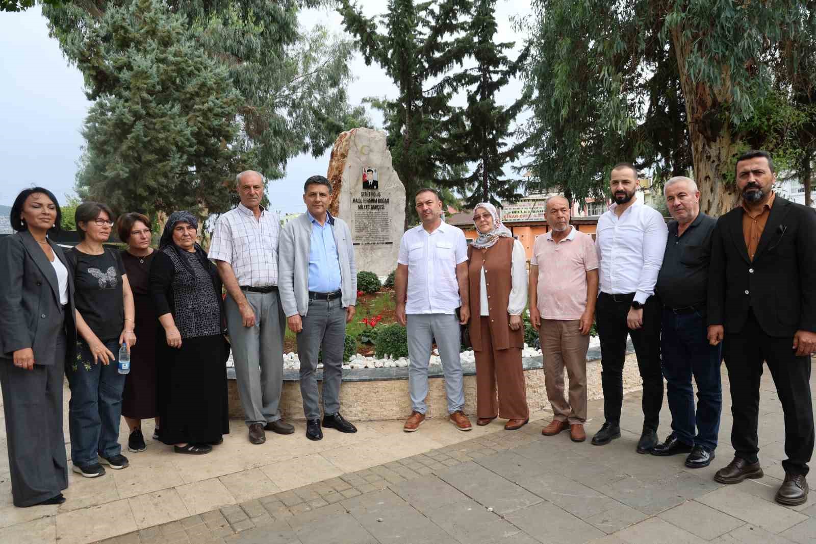 Kozan, Şehit Polis Halil İbrahim Doğan'ı Unutmadı: Millet Bahçesi'nde Anma Töreni