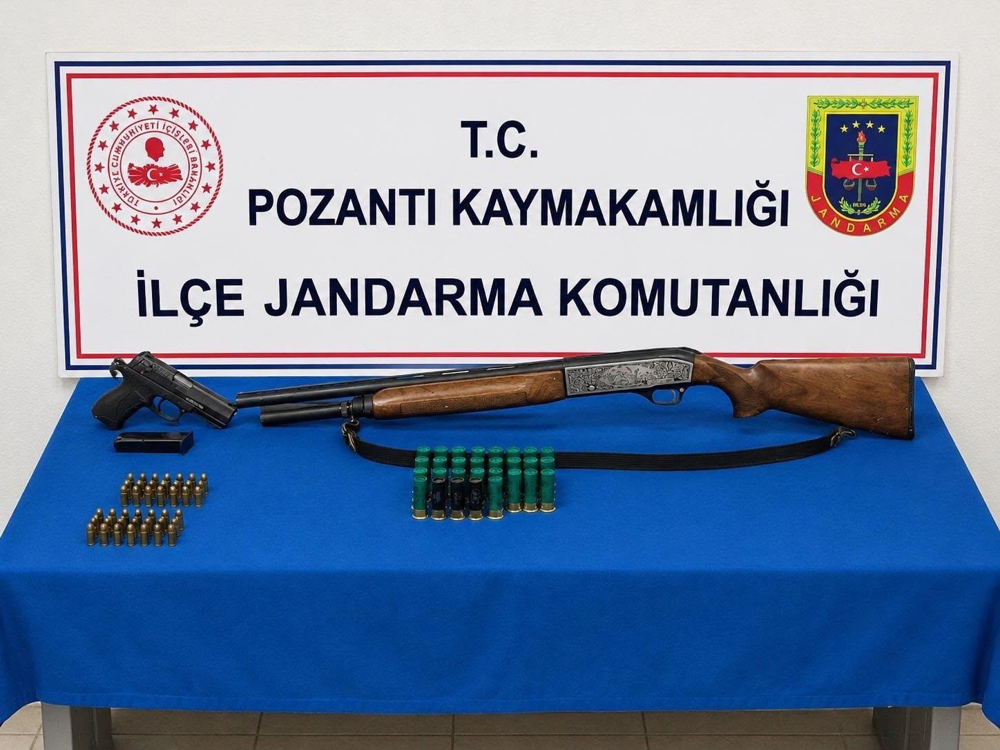 Pozantı'da Jandarmadan Büyük Operasyon: Silah ve Uyuşturucu Ele Geçirildi