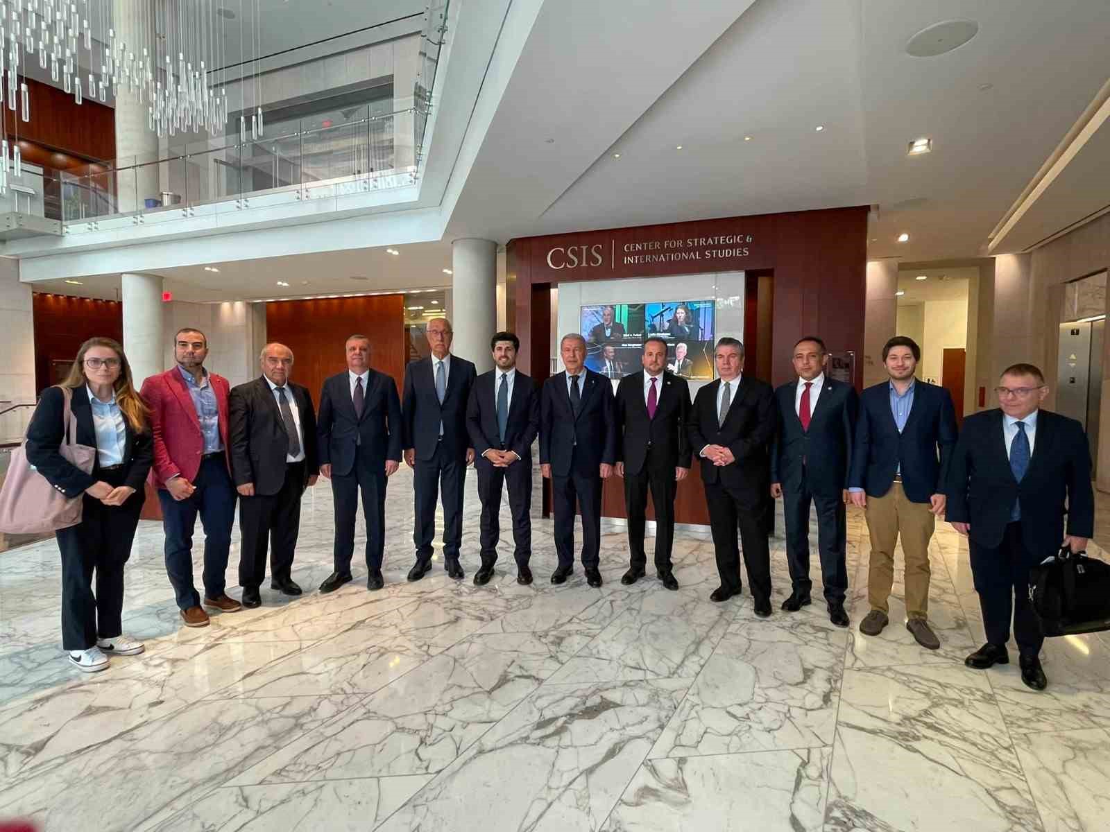 Hulusi Akar: "Washington’da Türkiye’nin Menfaatlerini Savunmak Asıl Görevimiz"