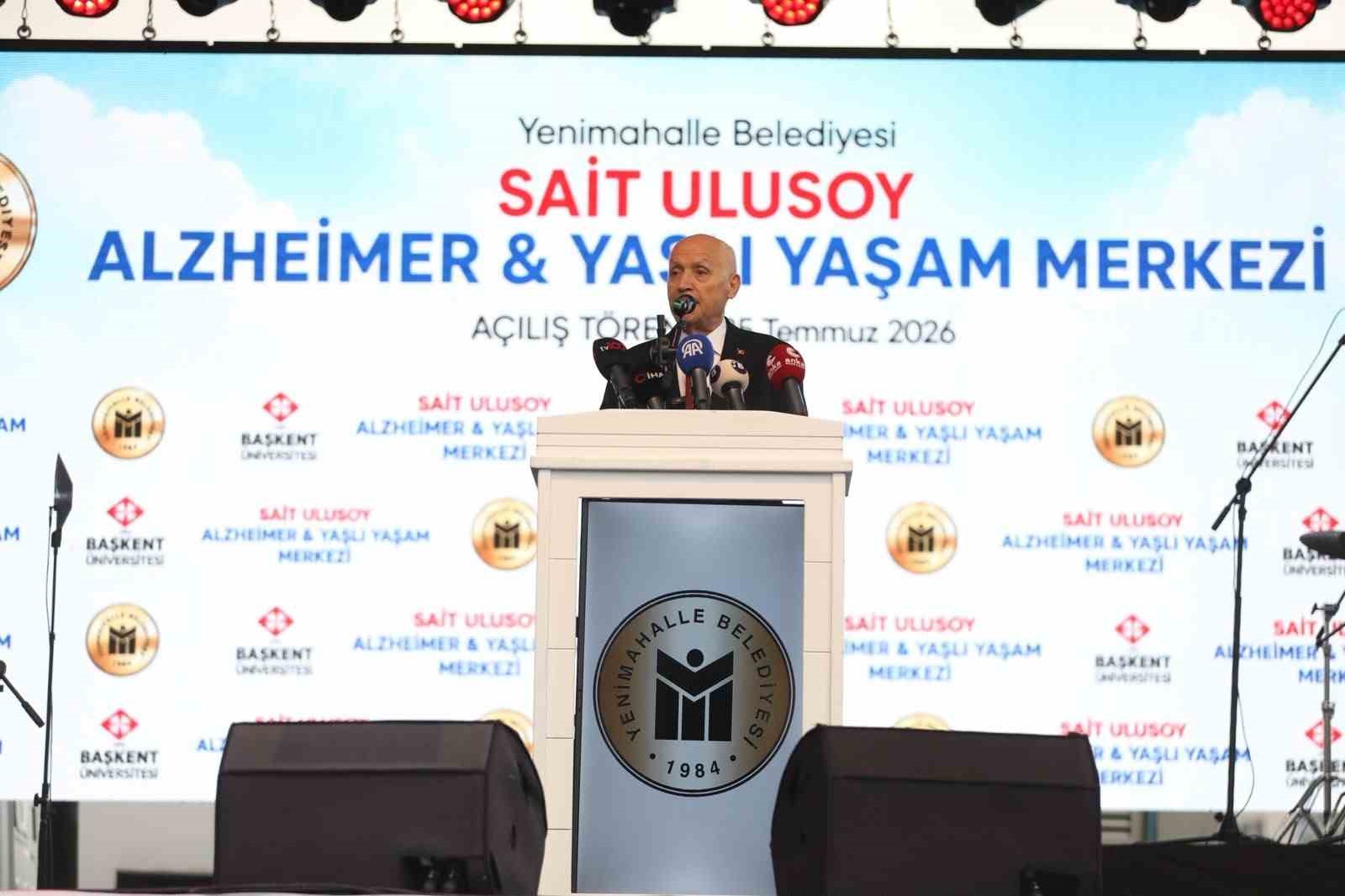Ankara'da Sait Ulusoy Alzheimer ve Yaşlı Yaşam Merkezi Kapılarını Açtı