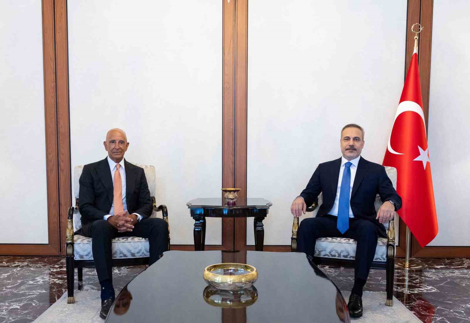 Bakan Fidan, ABD Büyükelçisi Tom Barrack ile Ankara'da Bir Araya Geldi