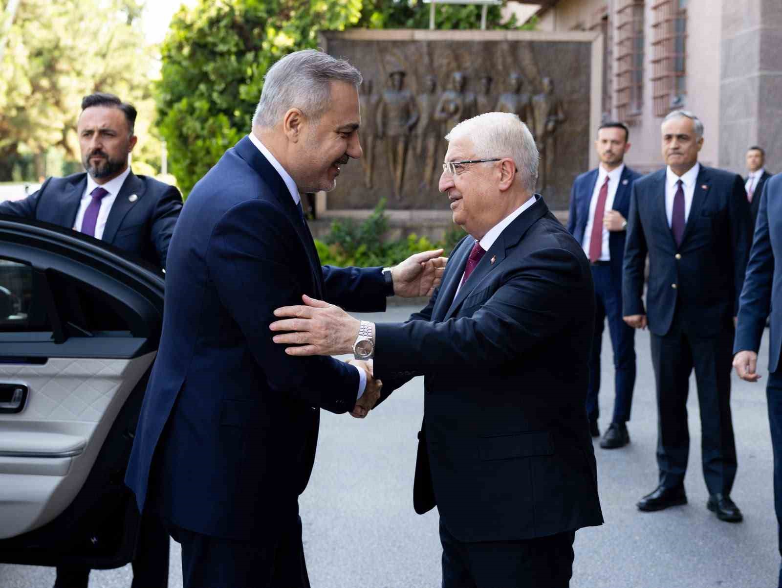 Fidan ve Güler, kritik bir görüşme gerçekleştirdi