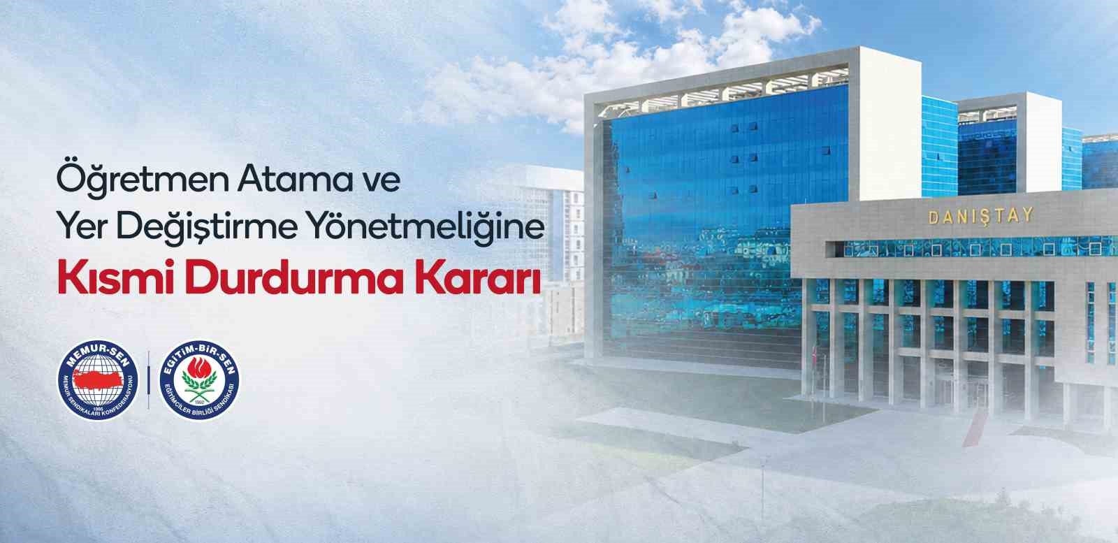 Danıştay'dan Eğitim-Bir-Sen'e Kısmi Müjde: Yönetmelikte Durdurma Kararı