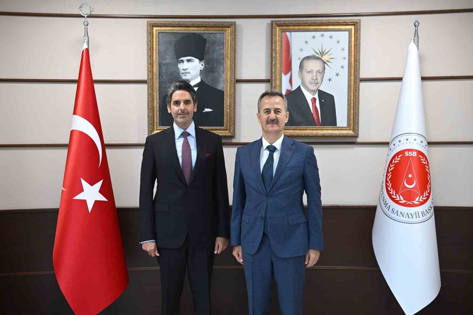 Savunma Sanayii Başkanı Görgün, Katar Büyükelçisi ile Stratejik İşbirliklerini Görüştü