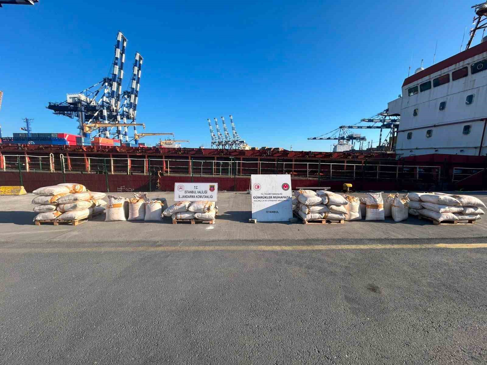 Ambarlı Limanı’nda 3 ton uyuşturucu ele geçirildi
