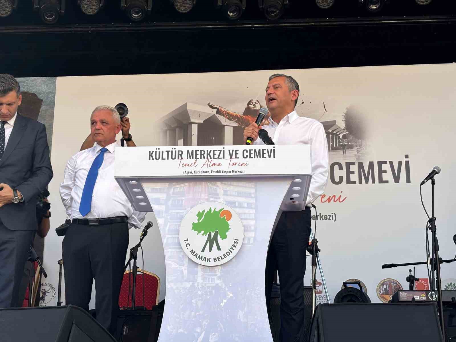 Özgür Özel: "Mamak'ta Yeni Bir Başlangıç Yapıyoruz"