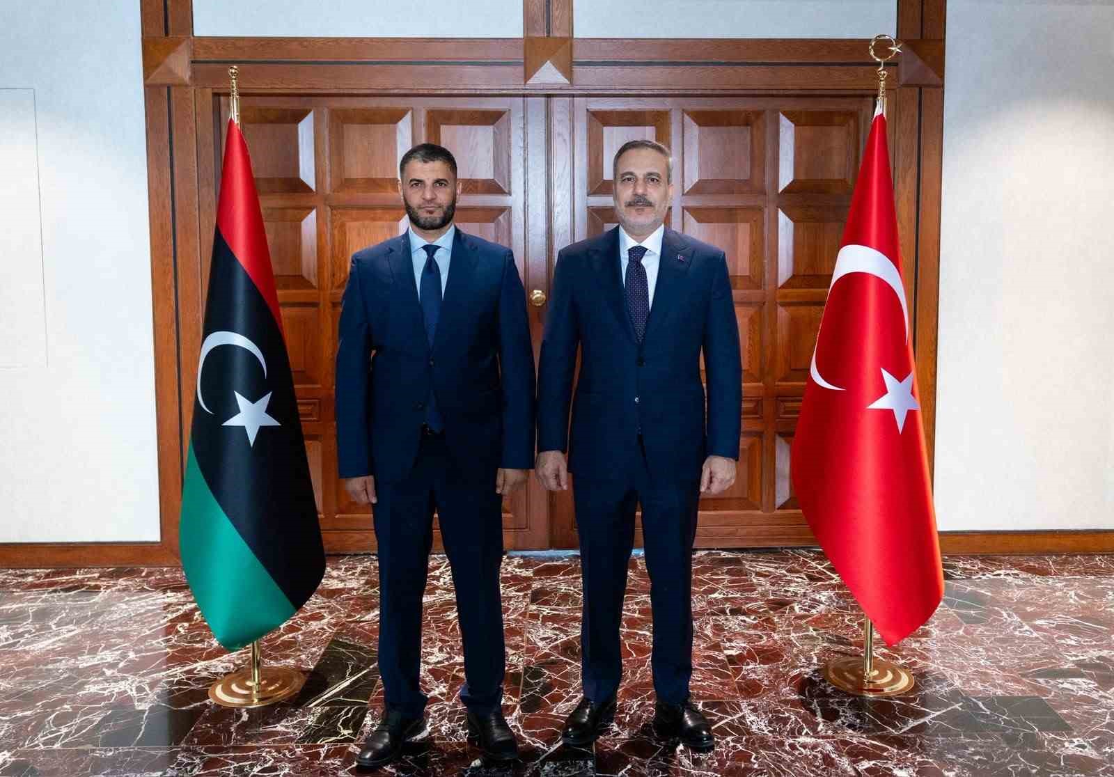 Bakan Fidan, Libya İçişleri Bakan Vekili Trabelsi ile Ankara'da Buluştu