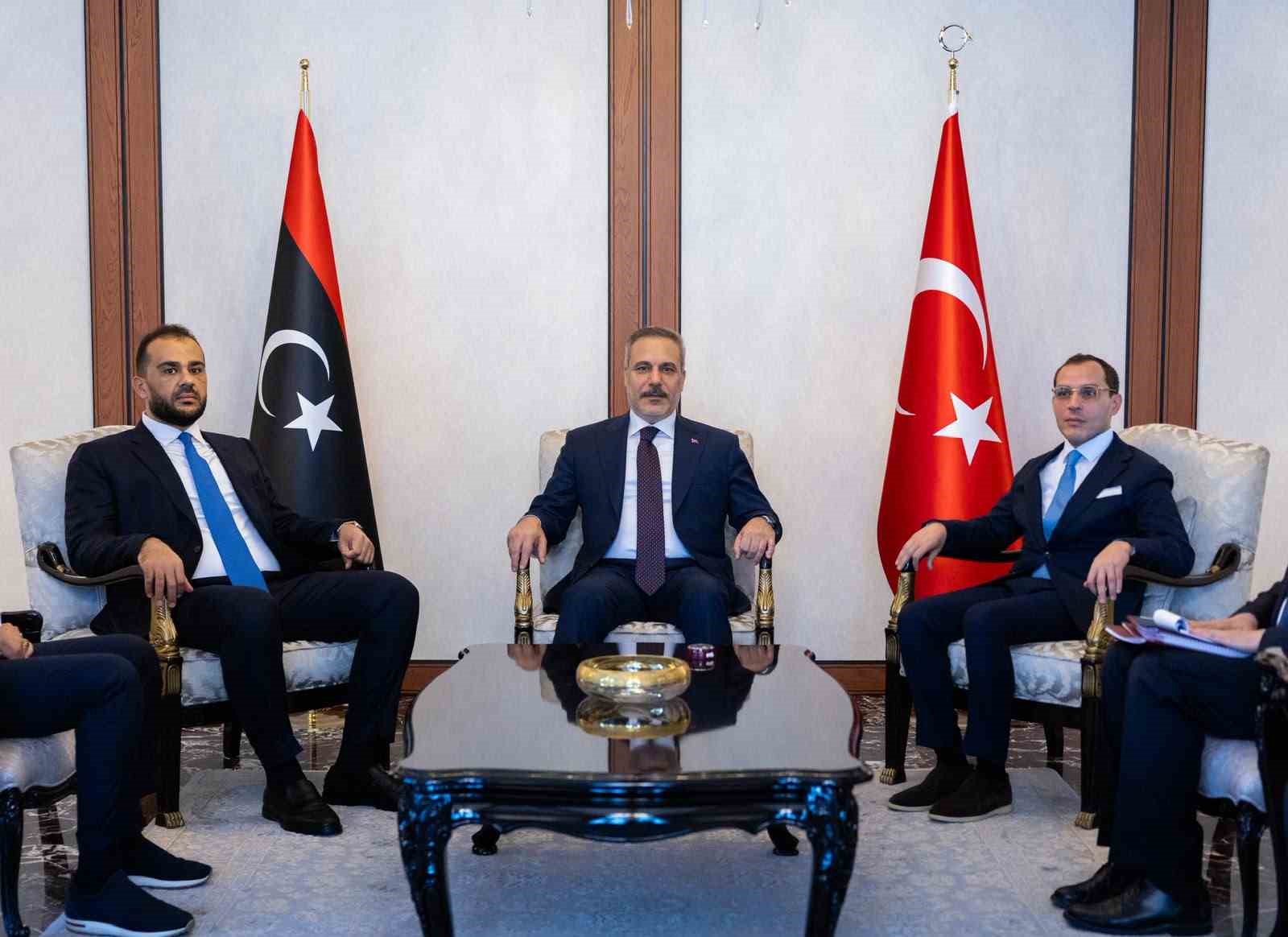 Bakan Fidan, Libya'nın Savunma ve Güvenlik Yetkilileriyle Ankara'da Buluştu