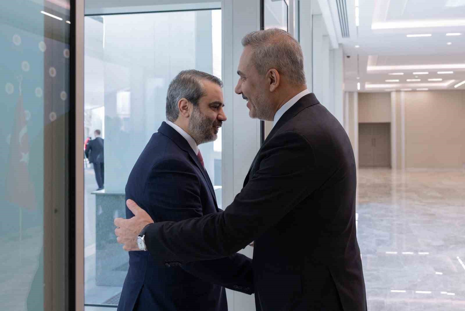 Bakan Fidan, Suriye Dışişleri Bakanı Şeybani ile Ankara'da Buluştu
