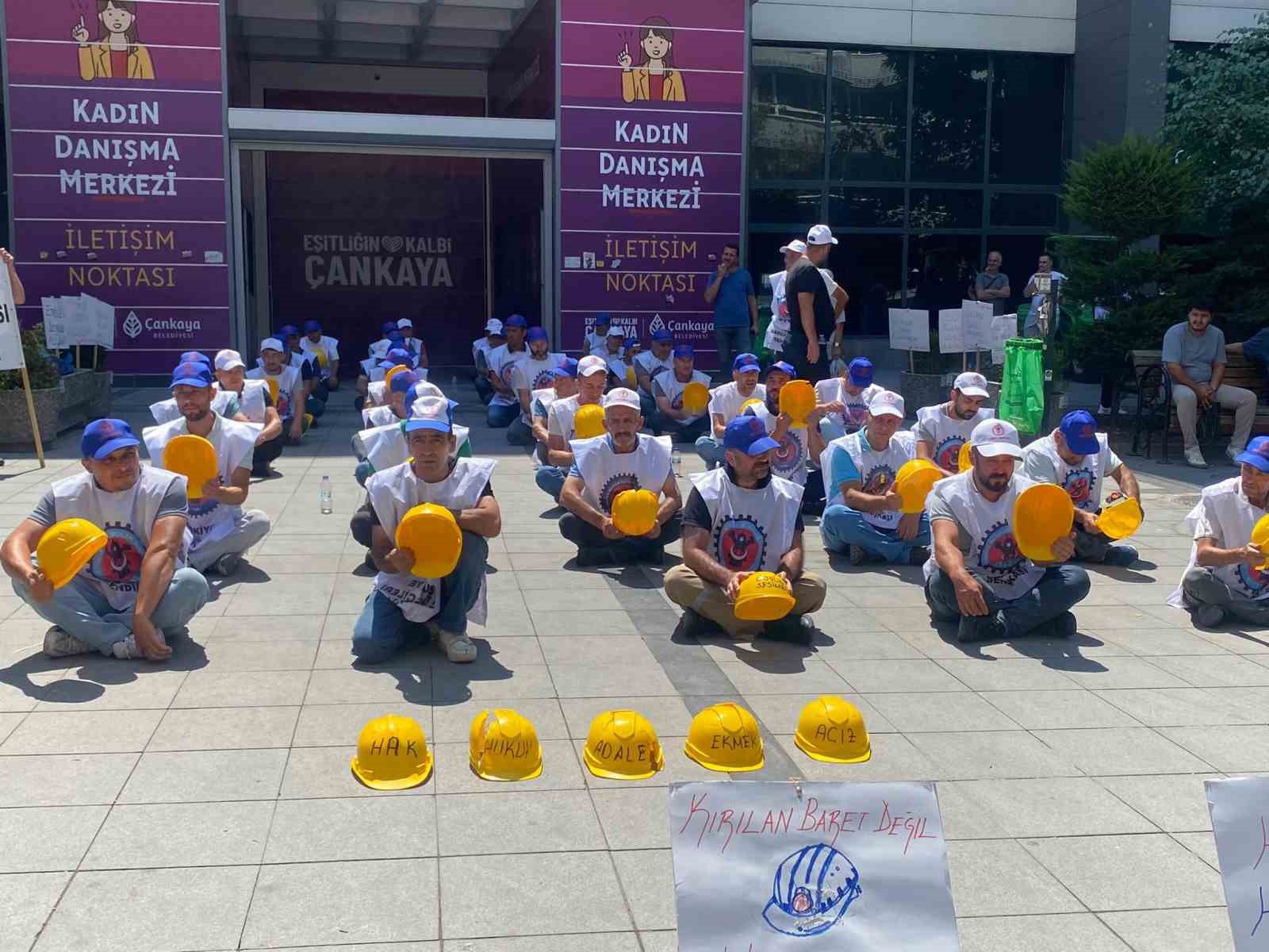Doruk Madencilik İşçileri Ankara'da Hakları İçin Eylem Yaptı