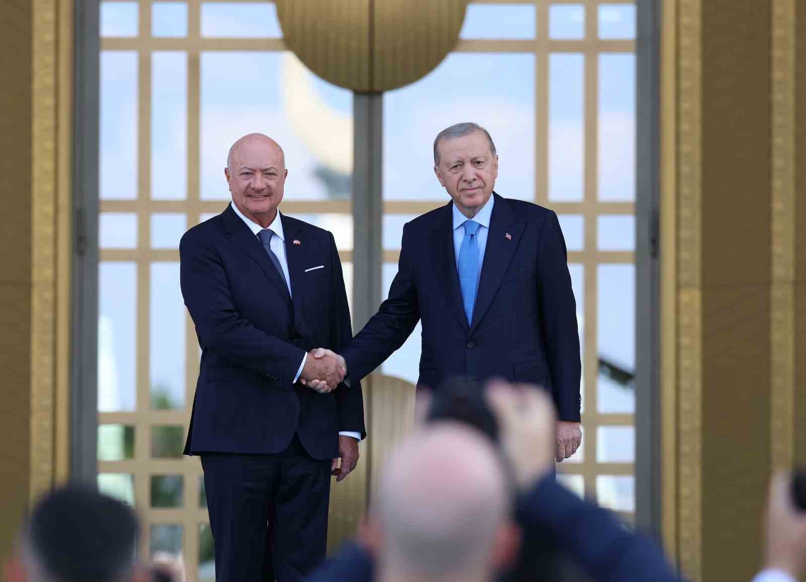 Cumhurbaşkanı Erdoğan, Avusturya Şansölyesi Christian Stocker’i Resmi Törenle Ağırladı