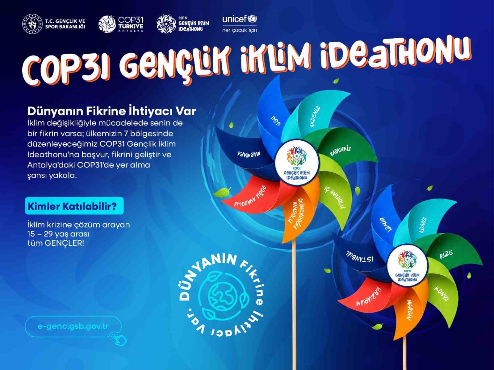 Gençler İklim İçin Fikirlerini Paylaşıyor: COP31 İdeathonu Başvuruları Açıldı