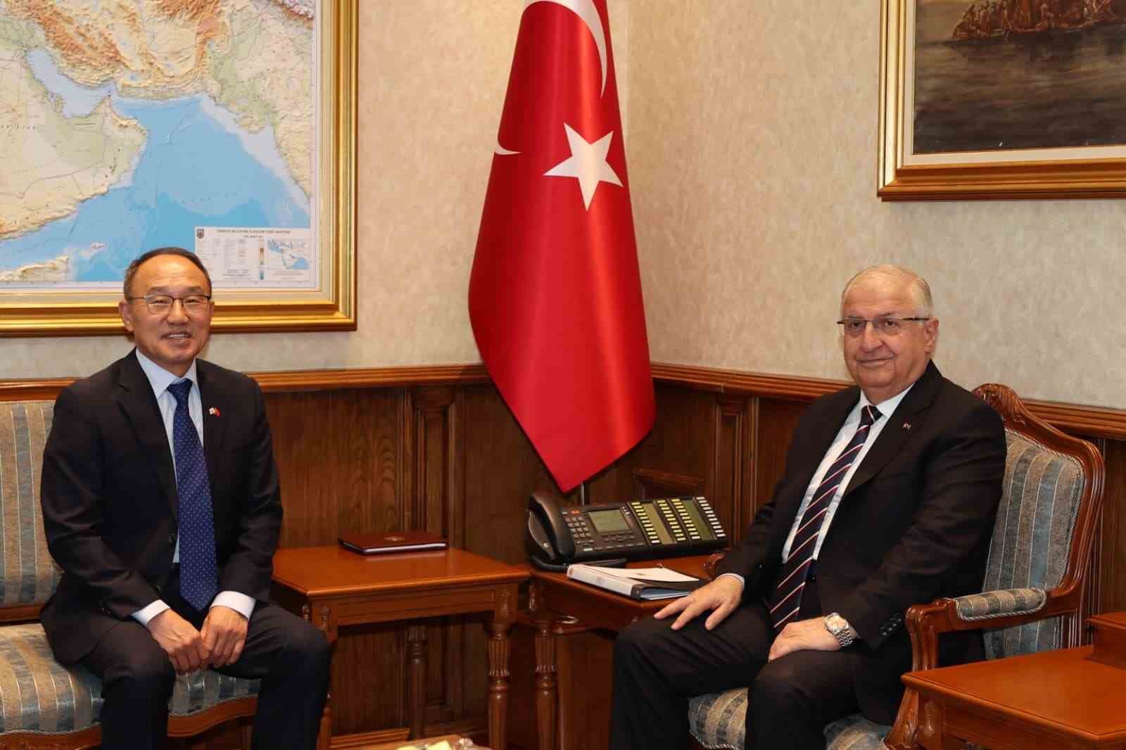 Bakan Güler, Güney Kore Büyükelçisi Boo’yu Ağırladı
