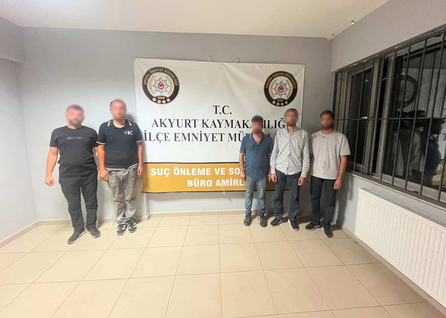 Akyurt’ta Polisi Peşinde Bırakan 5 Şüpheli Yakalandı
