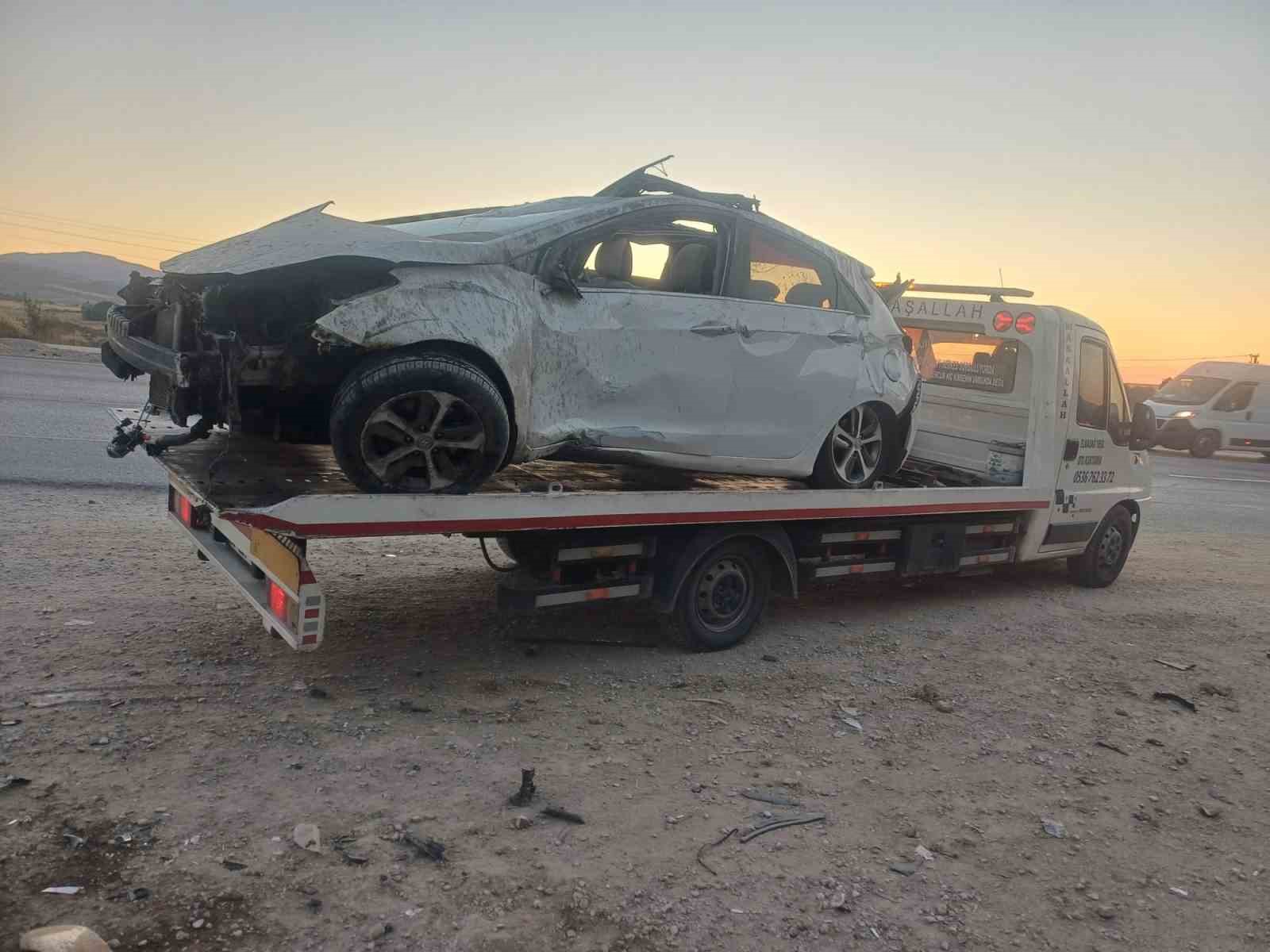Ankara'da feci kaza: 1 ölü, 1 yaralı