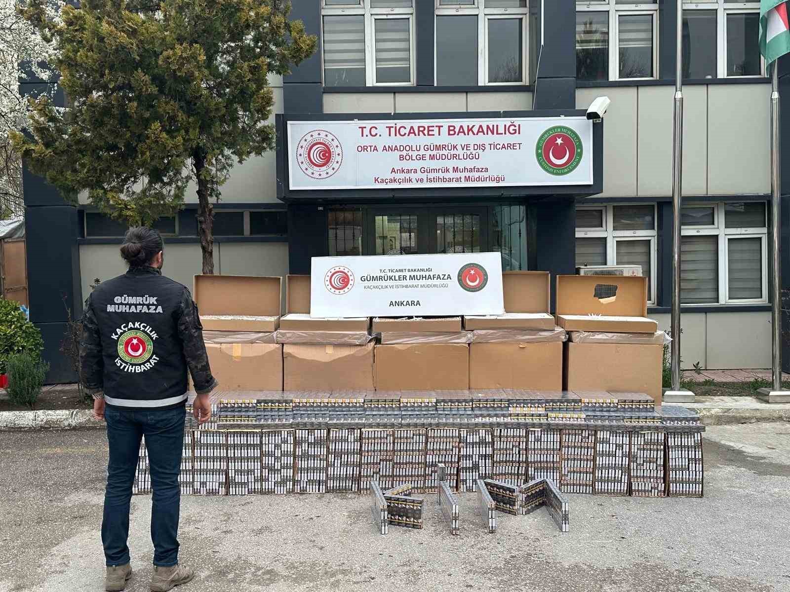 Ankara'da 7 Ayda Yapılan Kaçakçılık Operasyonlarında 71,9 Milyar Lira Değerinde Eşya Ele Geçirildi