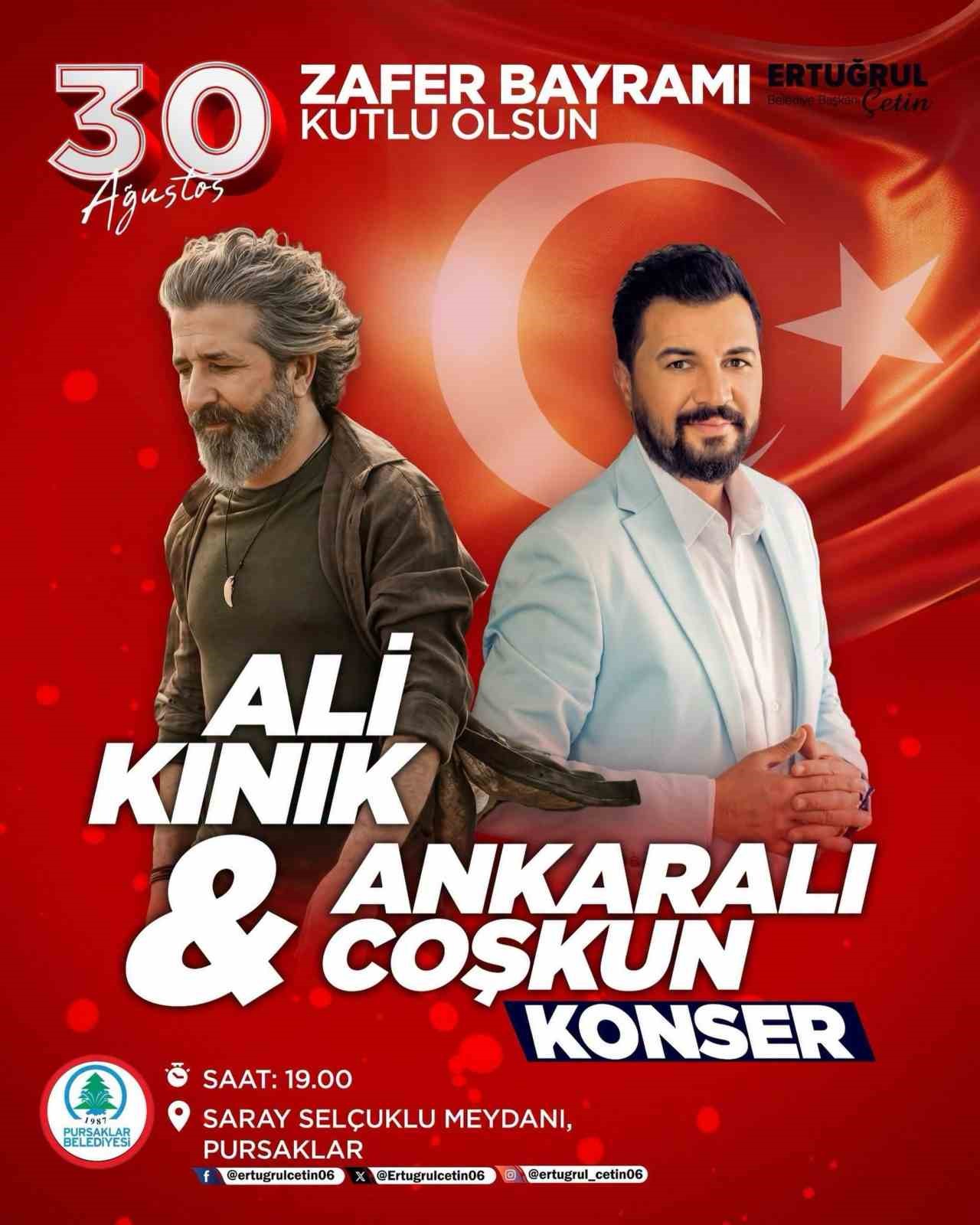 Pursaklar'da 30 Ağustos Zafer Bayramı Coşkuyla Kutlanacak
