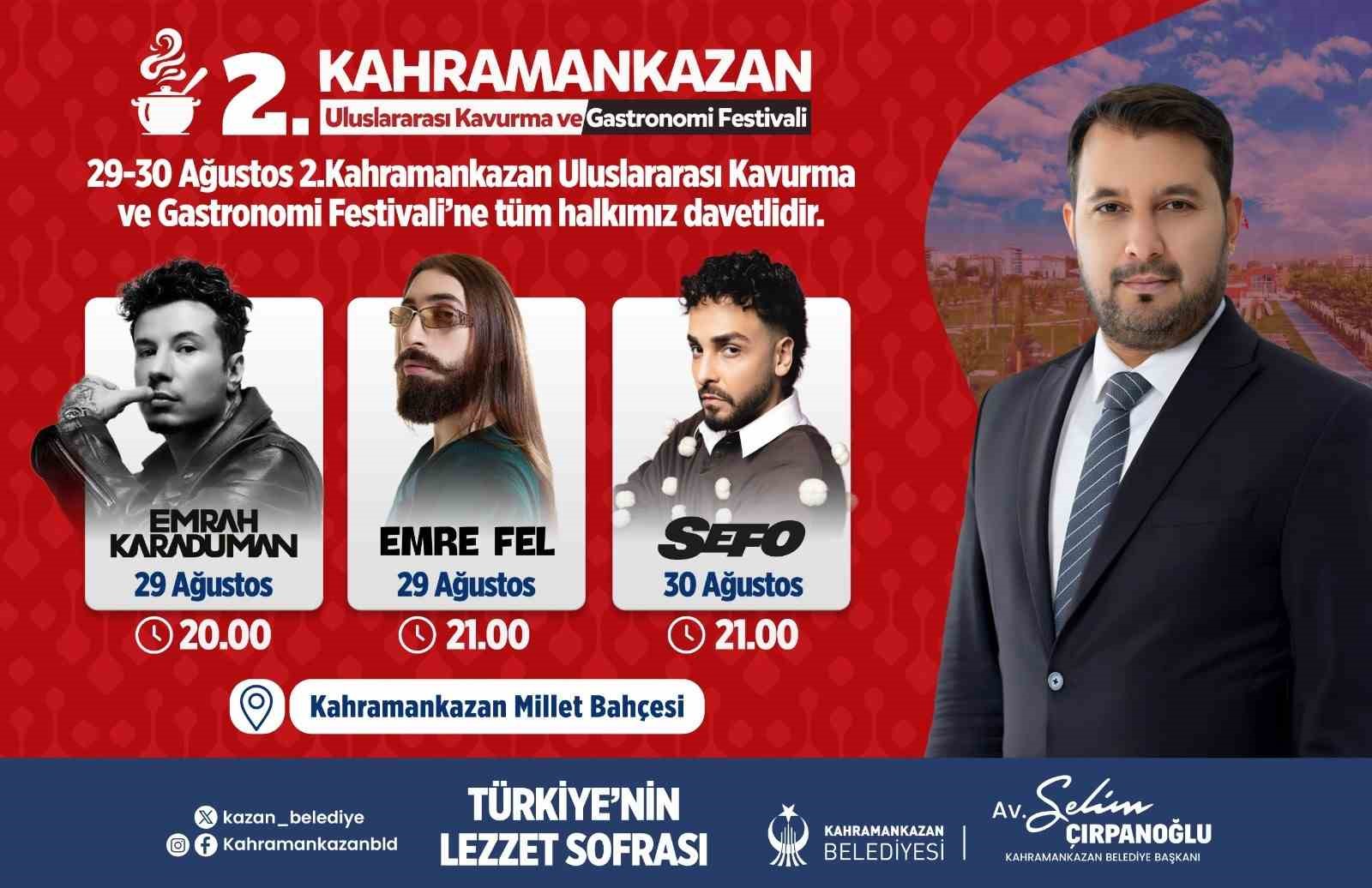 Ankara'da Kavurma ve Gastronomi Festivali Coşkusu