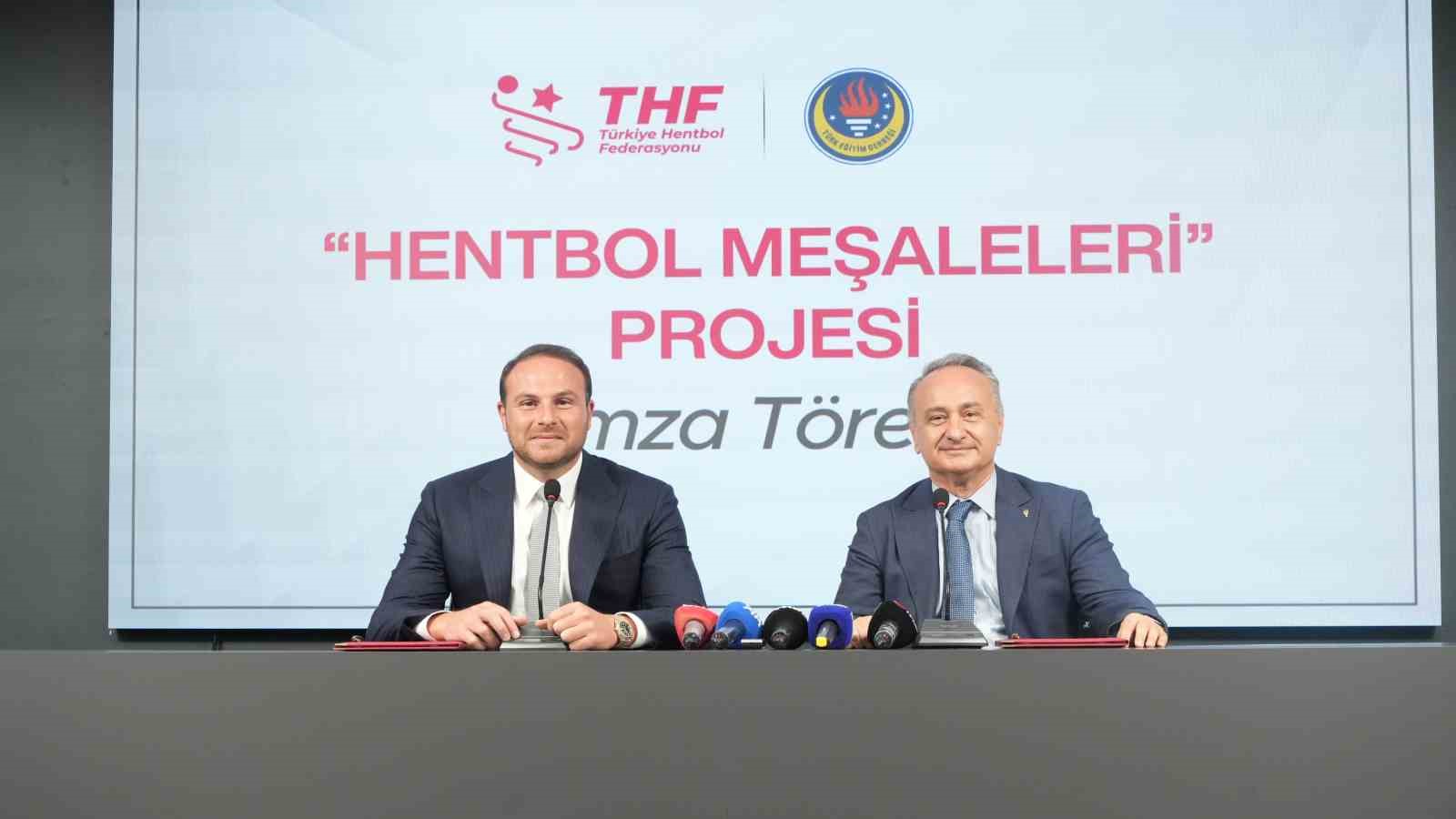 Hentbol Meşaleleri Protokolü Ankara'da İmzalandı