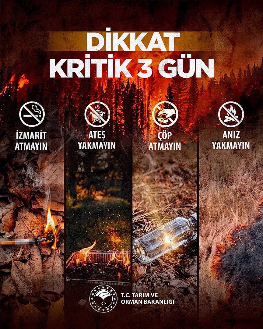 Bakan Yumaklı'dan Orman Yangınları Uyarısı: Kritik Günler Geldi