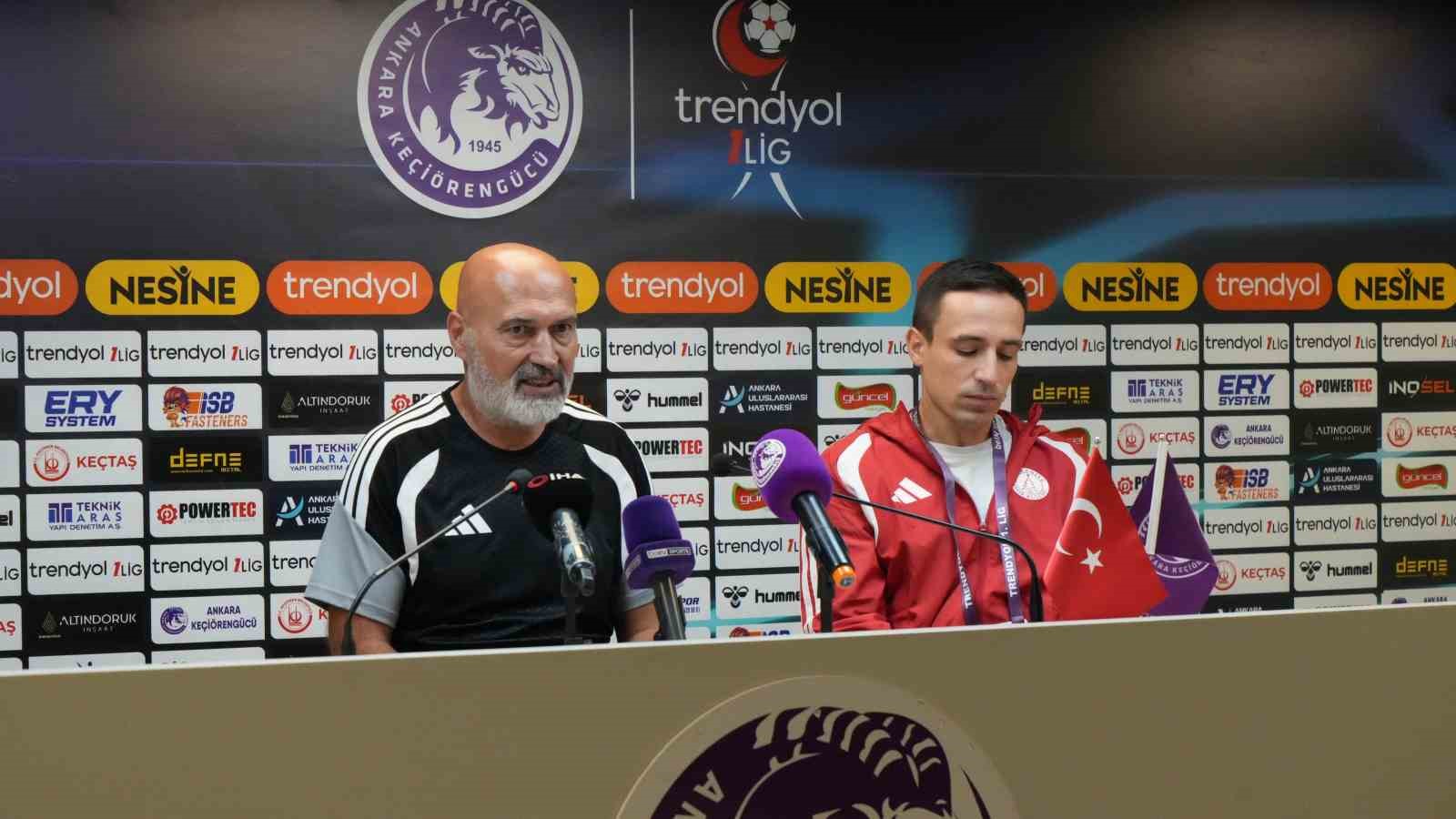 Levent Açıkgöz: "Galibiyete inanıyorduk, ama ..."
