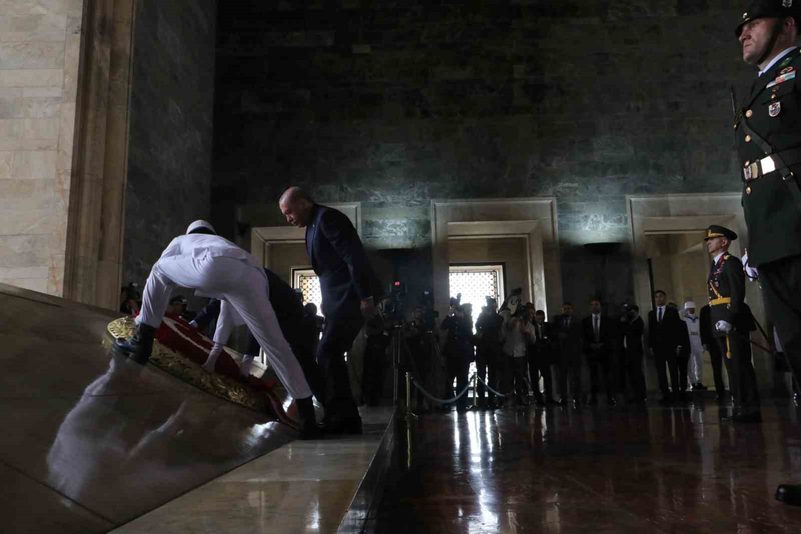 Anıtkabir'de Büyük Zafer'in 104'üncü Yılı Kutlandı