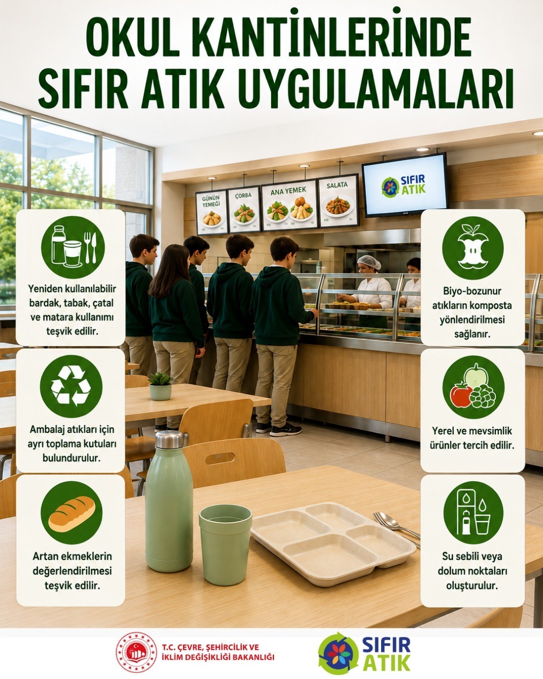 Ankara'da Okullarda Sıfır Atık Dönemi Başlıyor