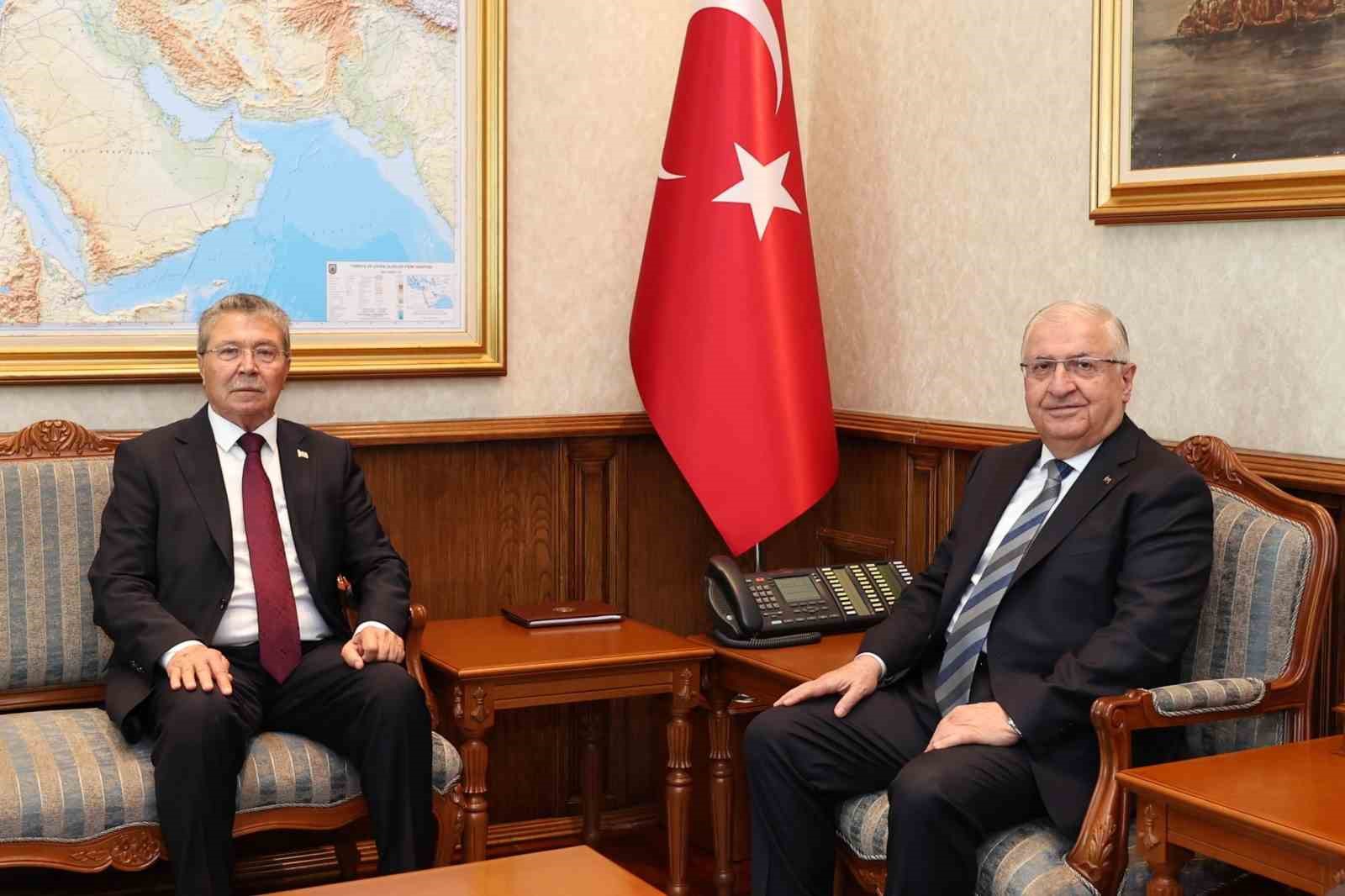 Bakan Güler, KKTC Başbakanı Üstel ile Ankara'da Buluştu