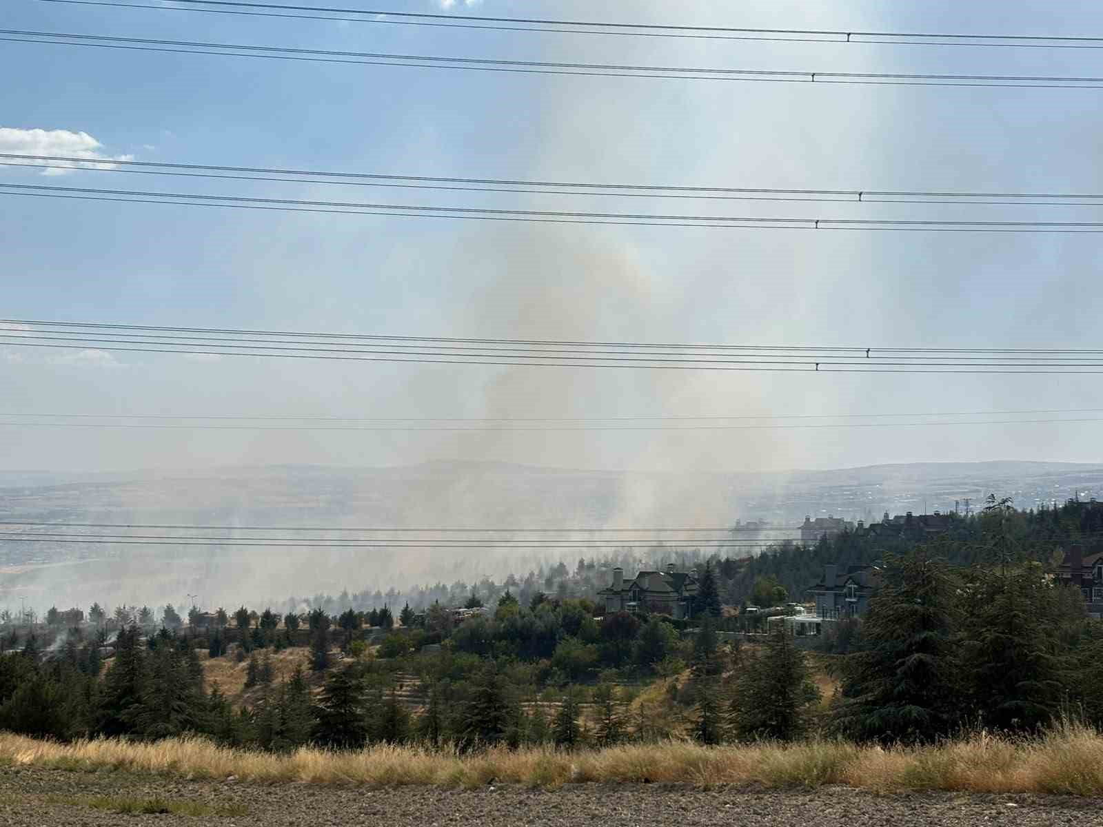 Gölbaşı’ndaki Orman Yangını Kontrol Altına Alındı