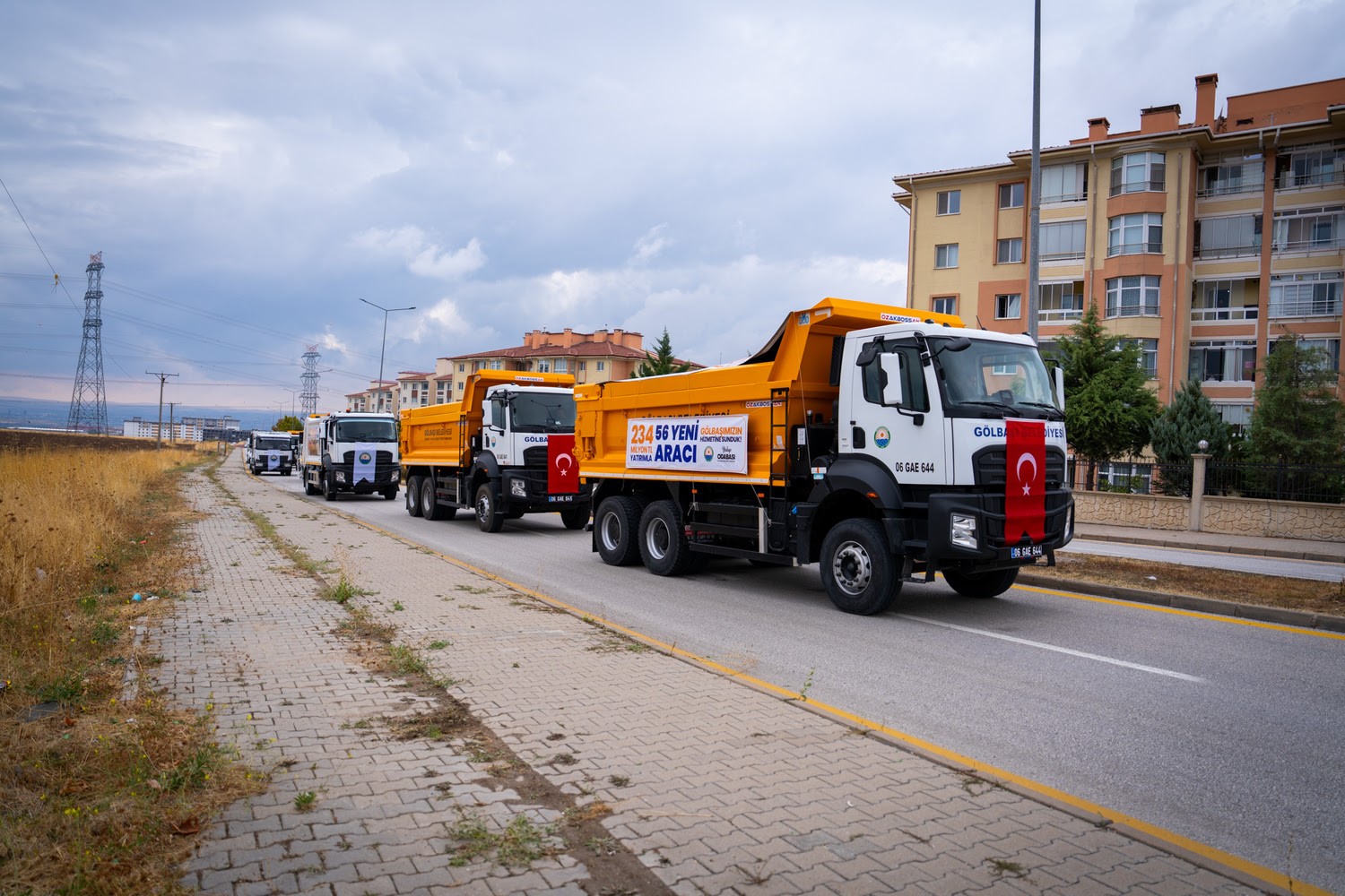 Gölbaşı Belediyesi, 234 Milyon Liralık Yatırımla 56 Yeni Araç Edindi