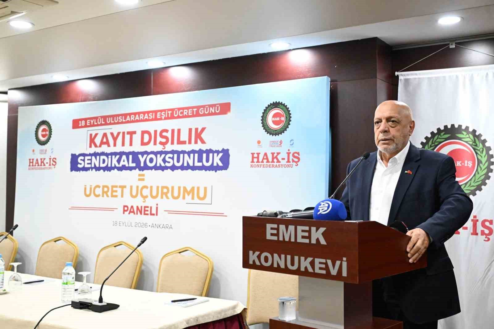 HAK-İŞ Başkanı Arslan: "18 Eylül'ü Her Yıl Daha Kapsamlı Şekilde Tartışacağız"