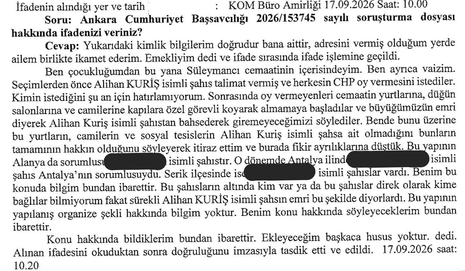 Seçim Baskısı: CHP’ye Oy Vermeyenler Cami ve Yurtlardan Dışlandı