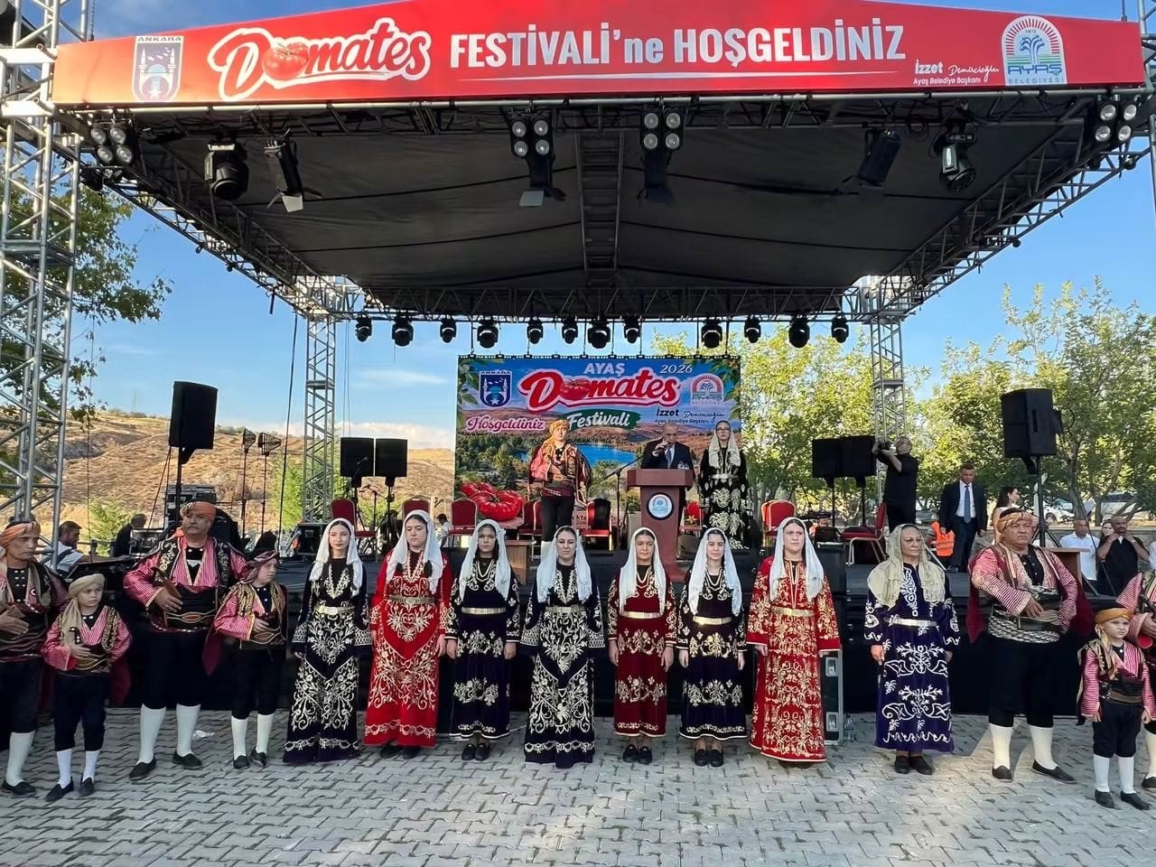 Ayaş Domates Festivali, Coşkulu Bir Başlangıç Yaptı