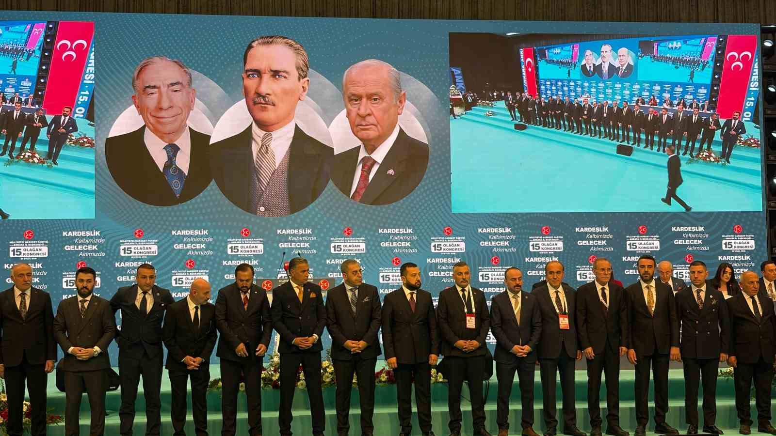 MHP Ankara İl Kongresi'nde Alparslan Doğan Güven Tazeledi