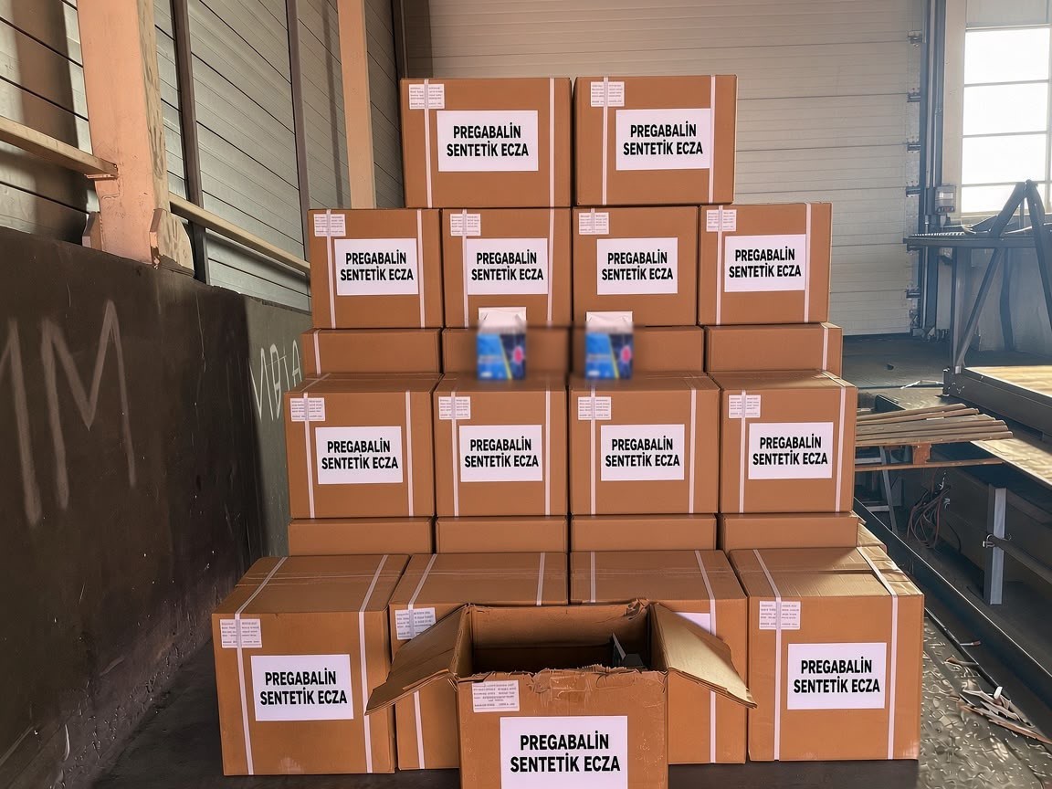 Mersin’de Uyuşturucu Operasyonu: 1 Ton 716 Kilogram Pregabalin Ele Geçirildi