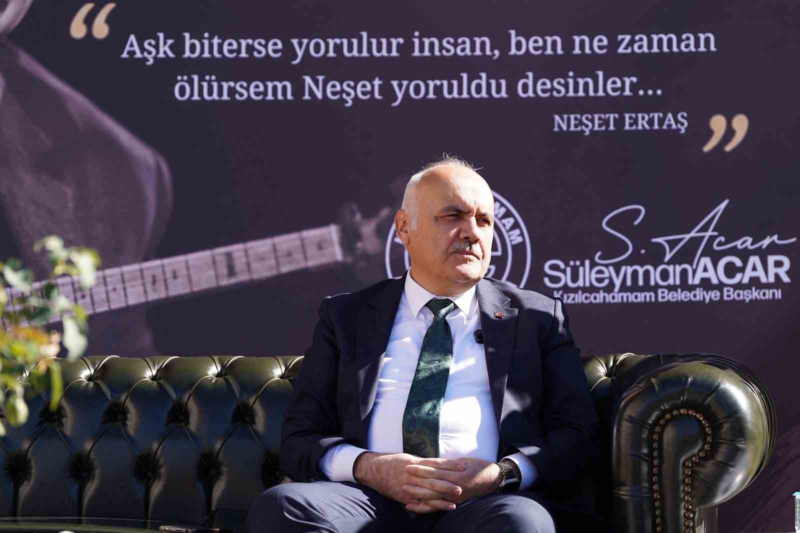 Kızılcahamam’da Neşet Ertaş’a Anlamlı Vefa