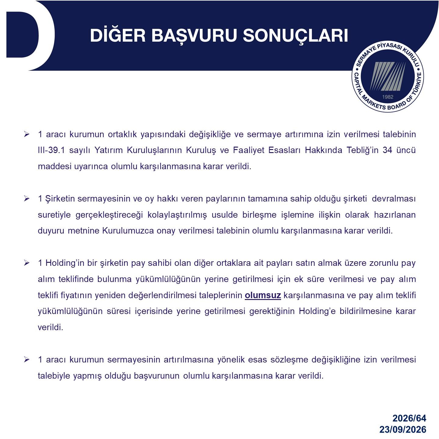 SPK'dan Tasfiye Süreci Hakkında Önemli Açıklama