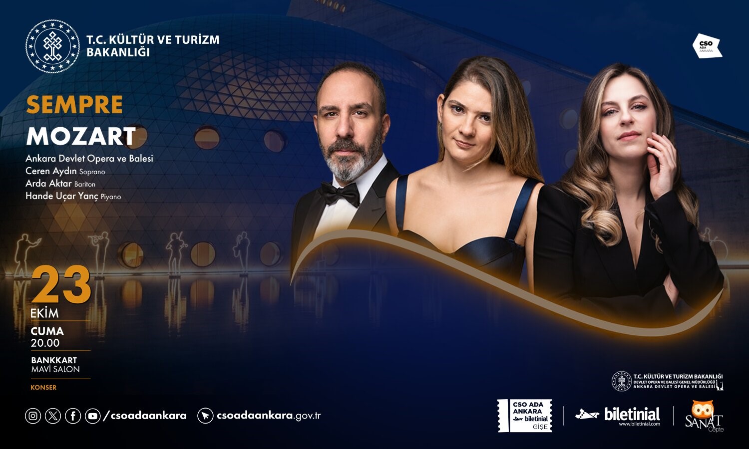 Ekim Ayında CSO Ada Ankara'da Sanat Dolu Günler Başlıyor!