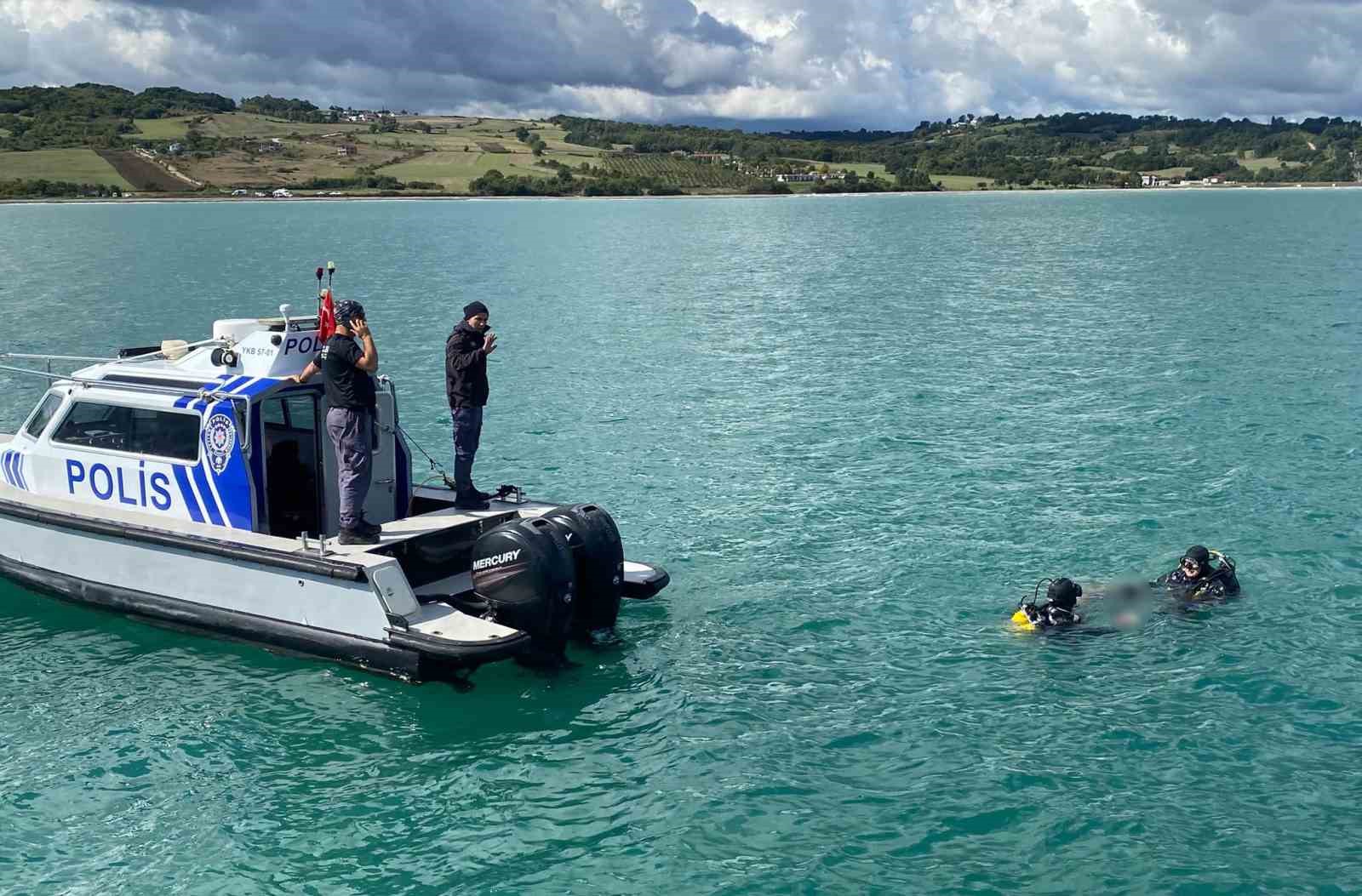 Sinop’ta kaybolan polisin cesedi dalgıçlar tarafından bulundu