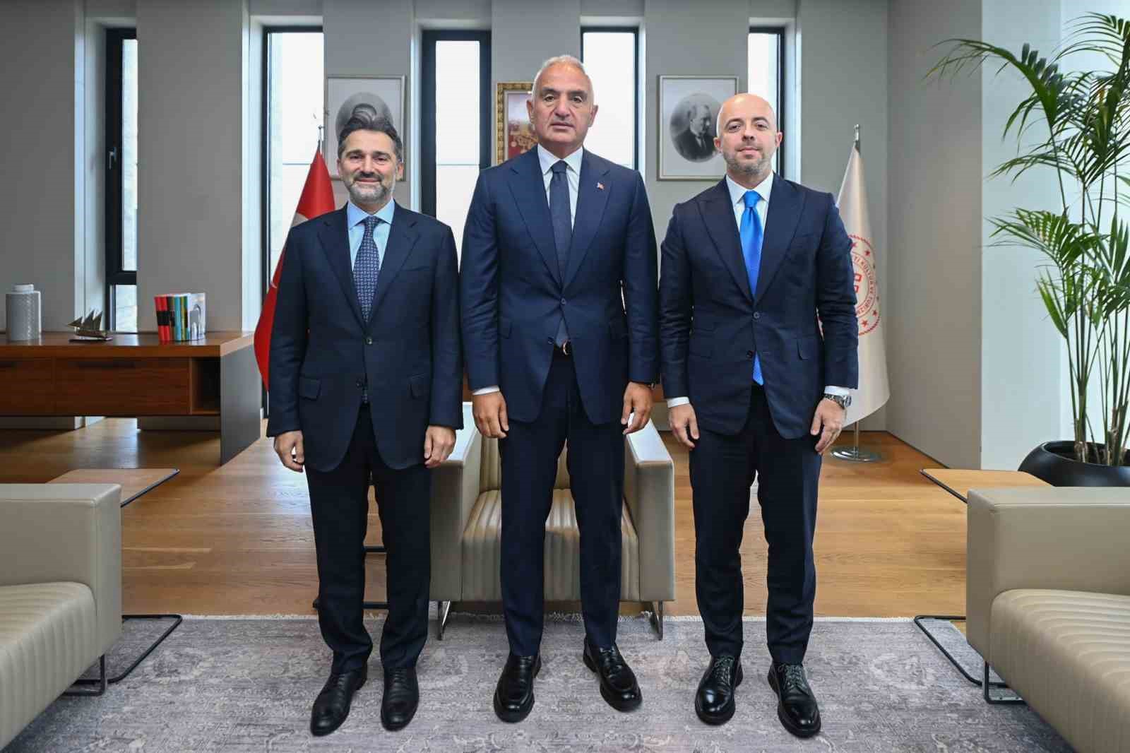 Kültür ve Turizm Bakanı Ersoy, THY Başkanı Şeker ile İstanbul'da Buluştu
