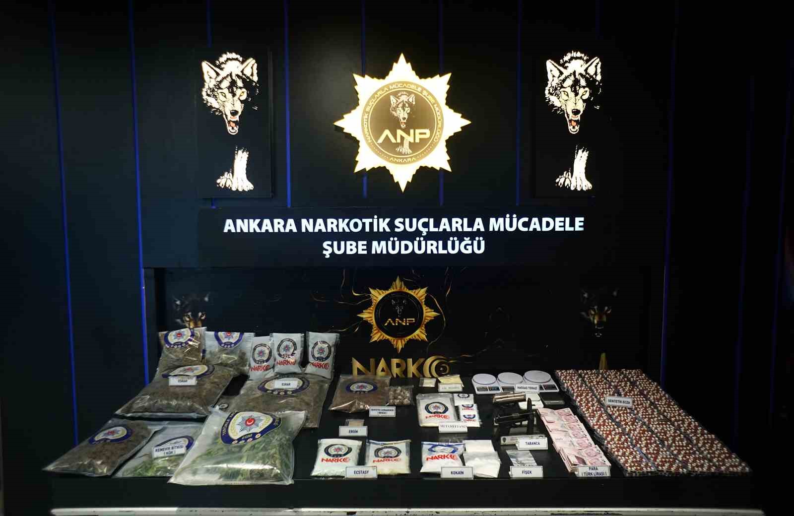 Ankara'da Uyuşturucu Operasyonları: 95 Gözaltı, 32 Tutuklama