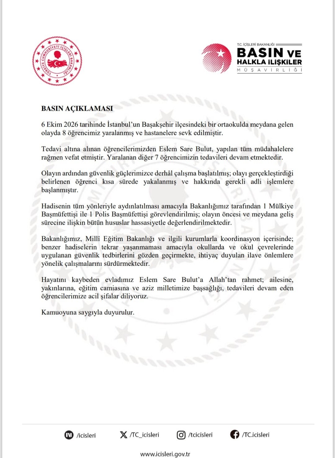 İstanbul’daki Ortaokulda Trajik Olay: 1 Öğrenci Hayatını Kaybetti